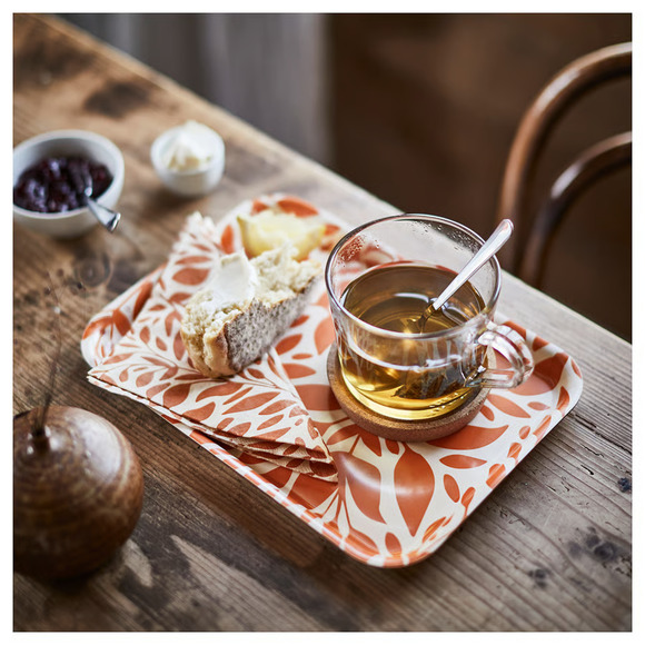 IKEA HÖSTAGILLE HOSTAGILLE Tray, Orange, 8"x11" (606.003.15) NEW - Picture 2 of 2